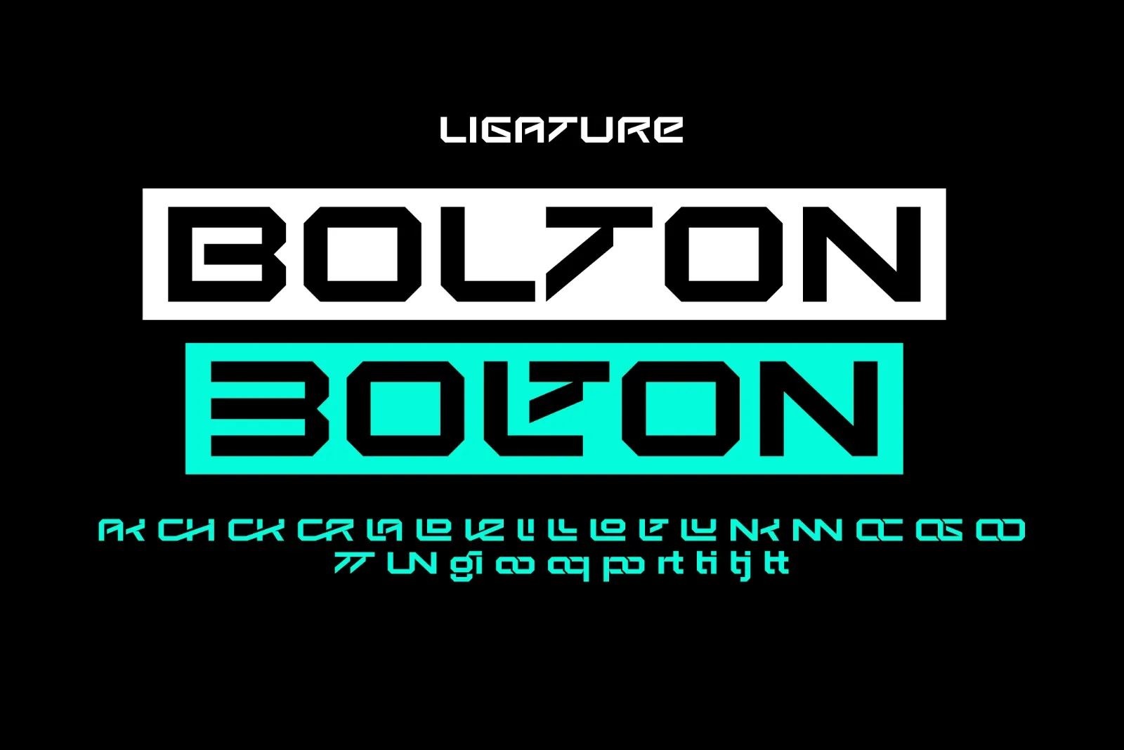 Scitex — Bold Futuristic Display Font — image 8