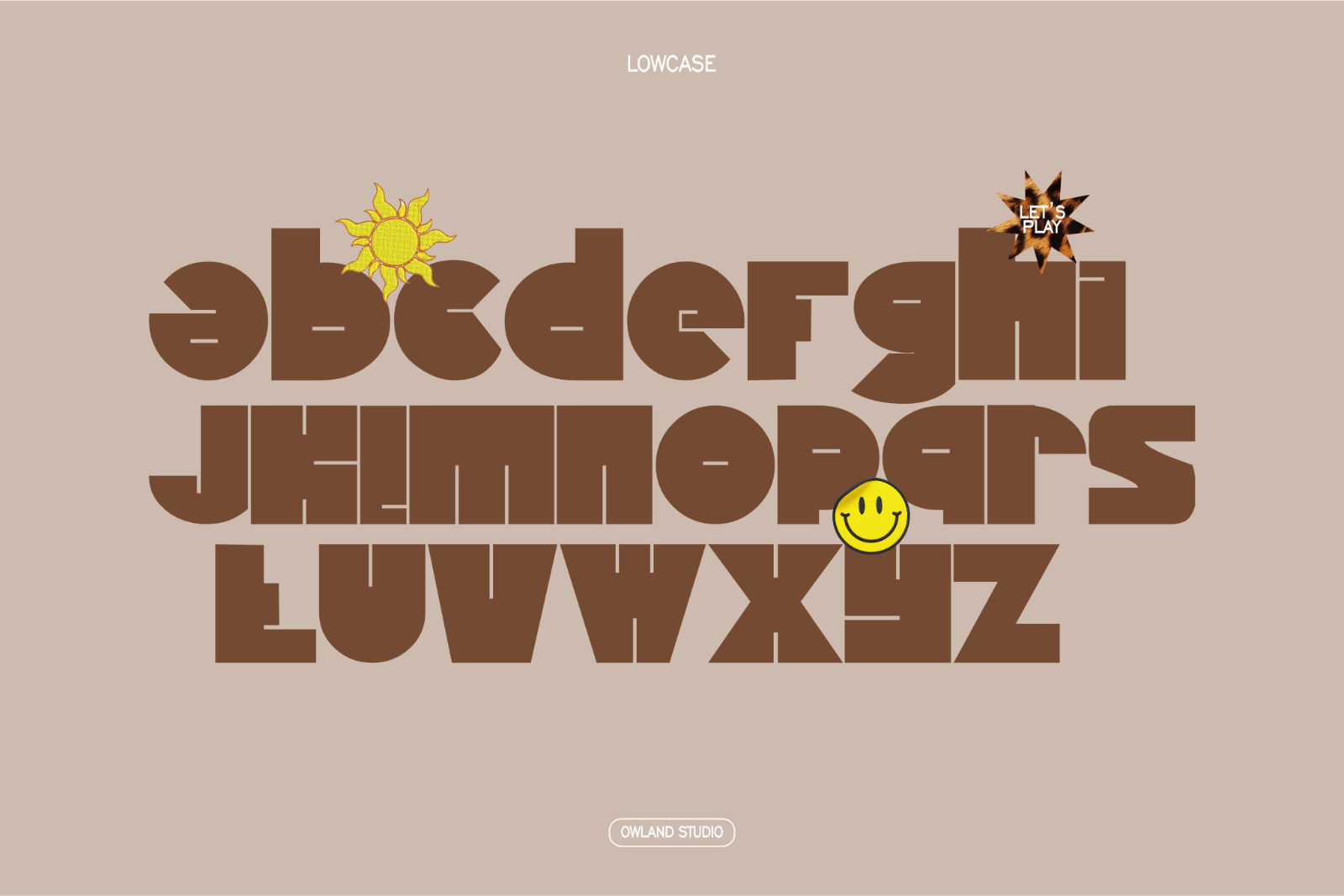 BROWN SUMMER - CARTOON FONT