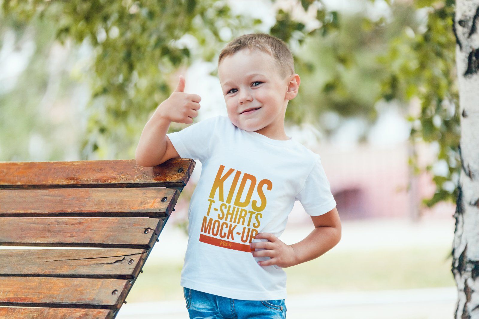 Kids T-Shirt Mock-Up Vol 4