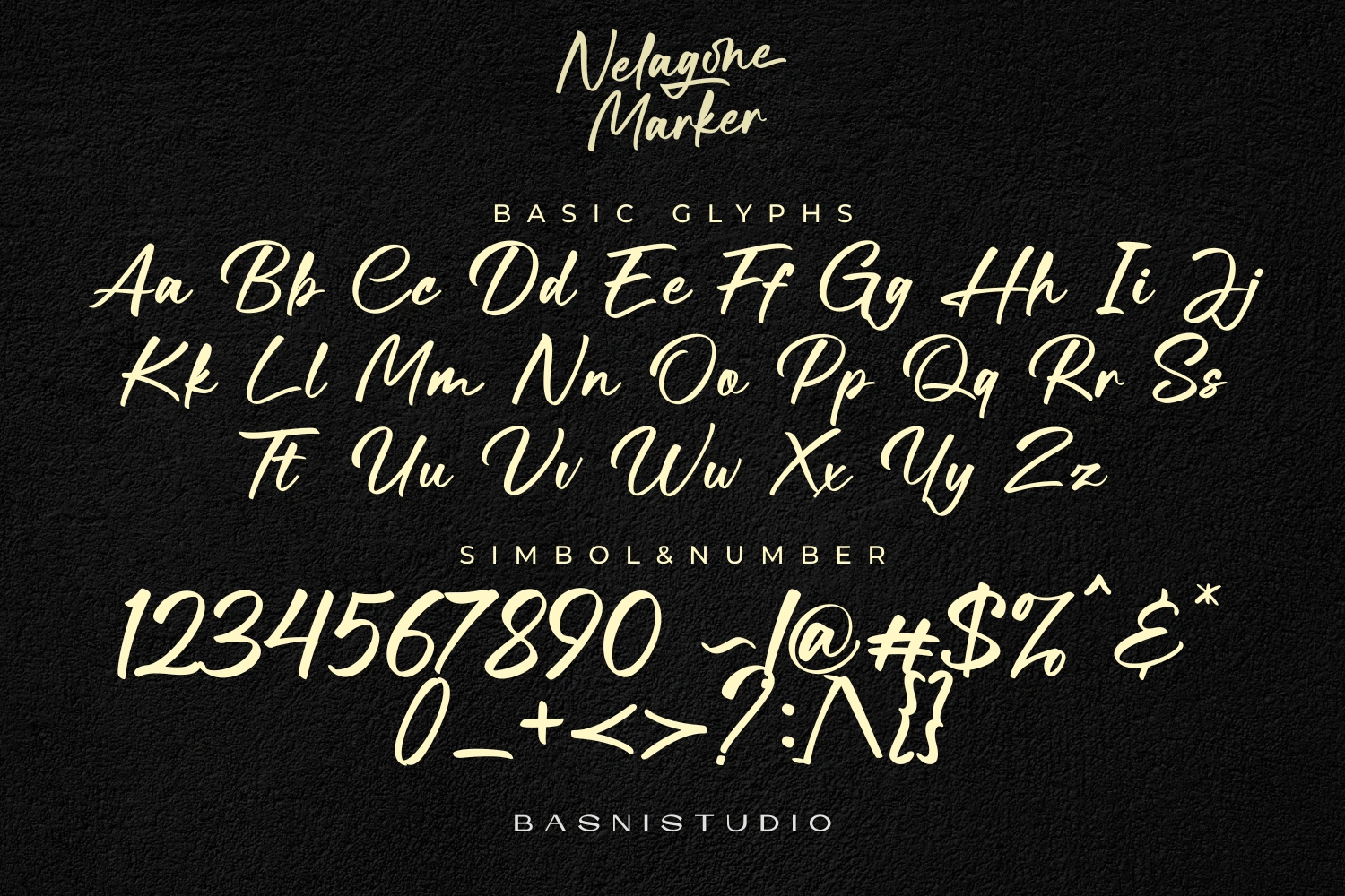 Nelagone Marker – Casual Marker Font — image 8