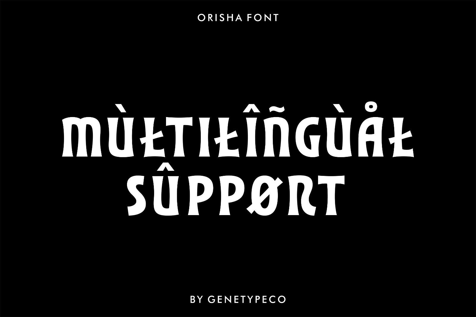 Orisha Display Font