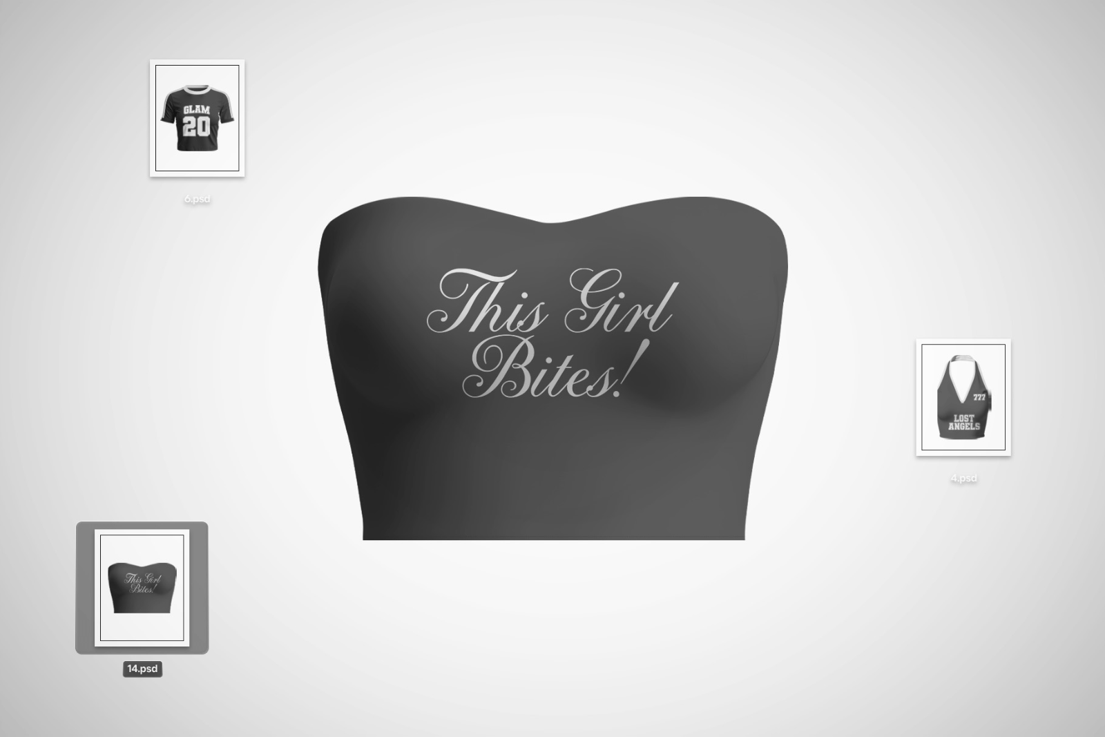 Y2K Women Apparel Mockup