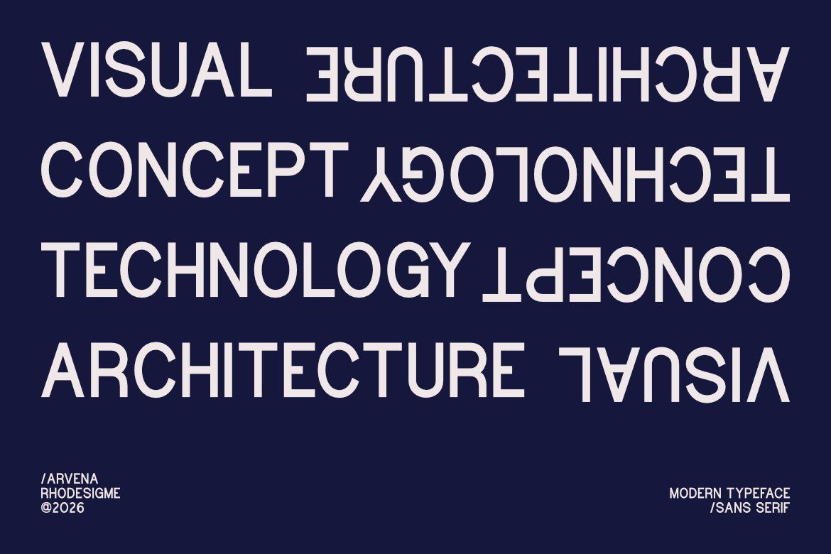 Arvena Modern | Clean Sans Serif Typeface — image 9