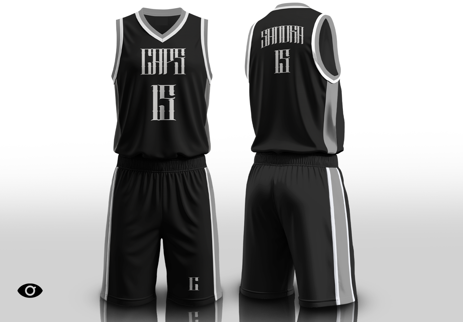 Basketball Jersey & Shorts Mockup