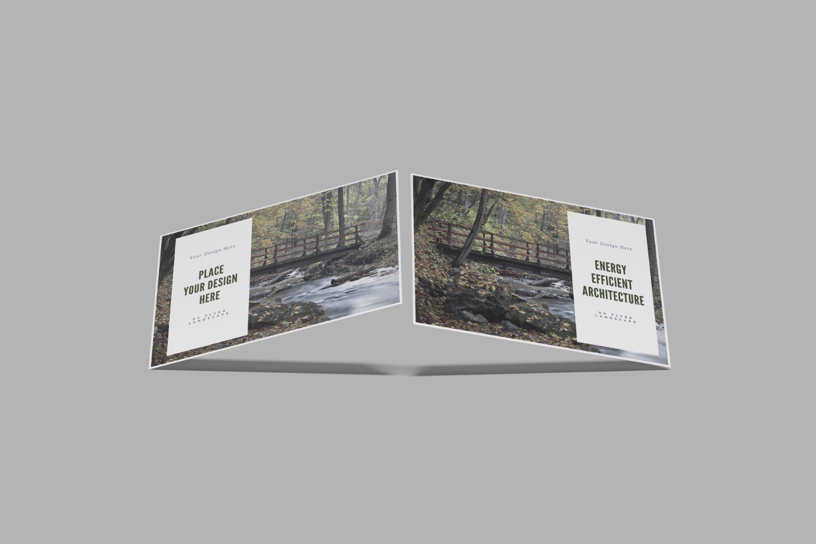 A4 Landscape Mockup