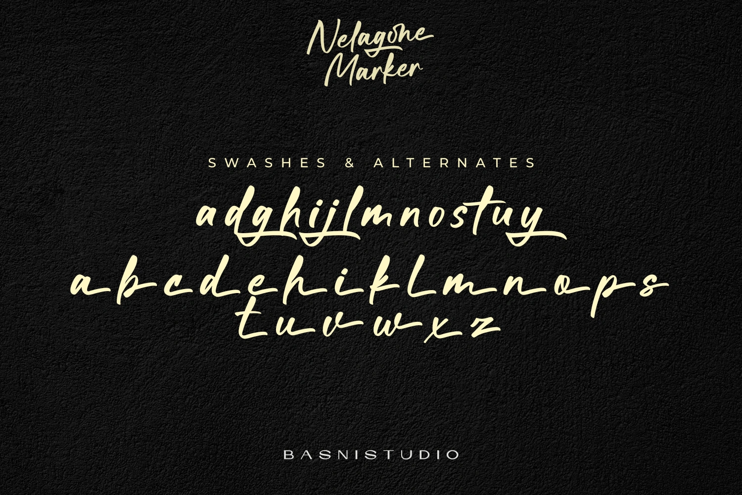 Nelagone Marker – Casual Marker Font — image 9