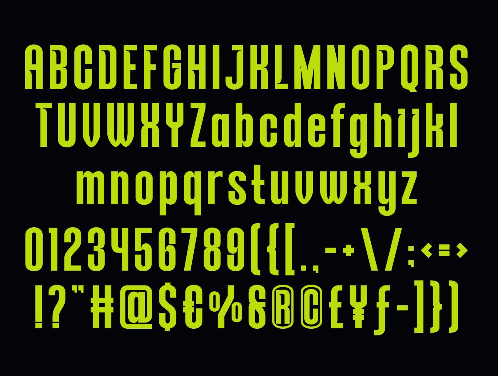 NEXORA - A Modern Condensed Display Font Family — image 9