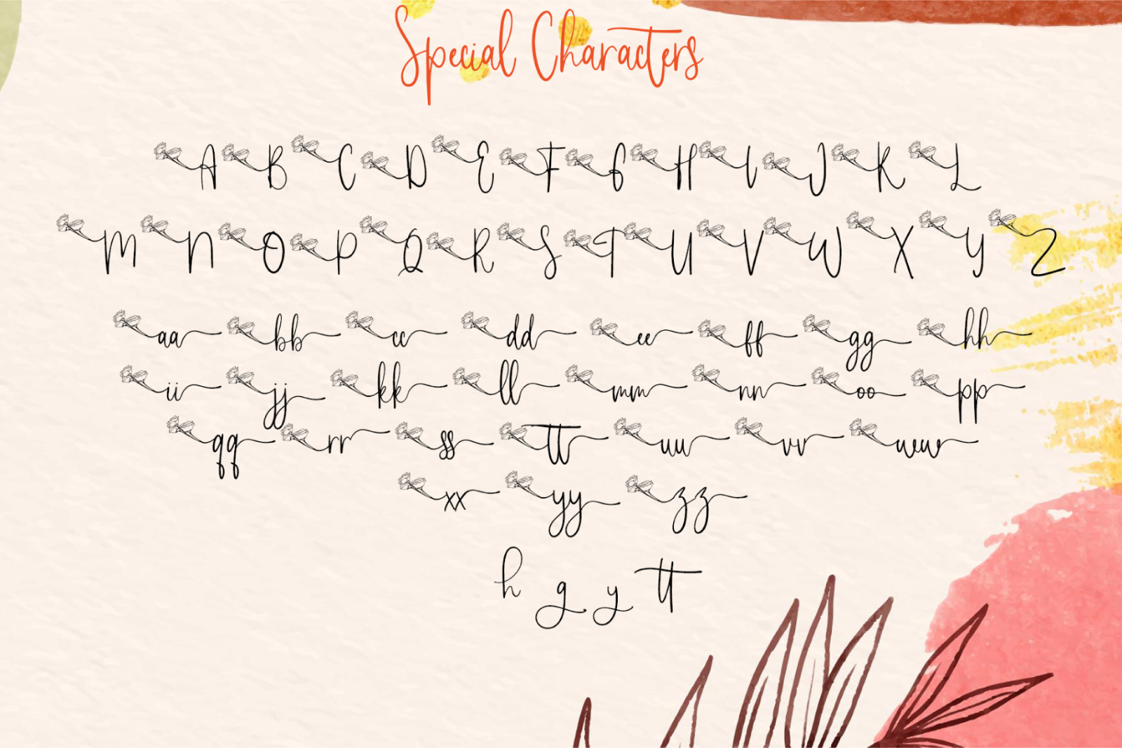 South Rose | Handwritten Font