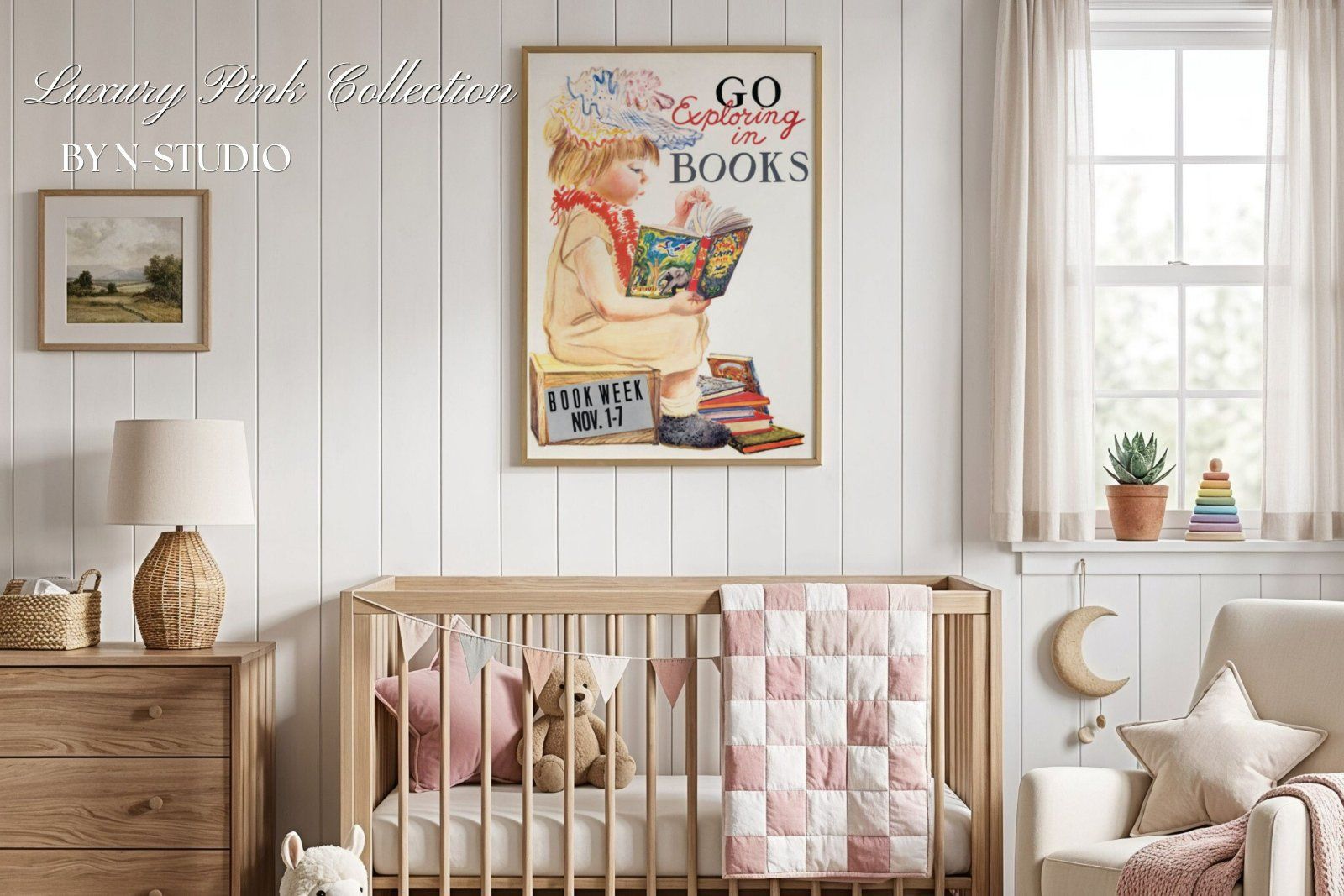 Luxury Pink Frame Mockup Bundle