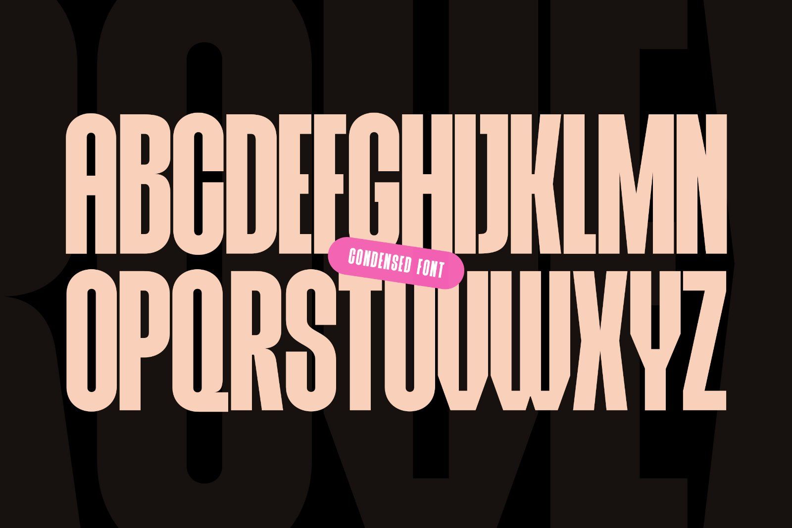 Rovex – Bold Condensed Display Font