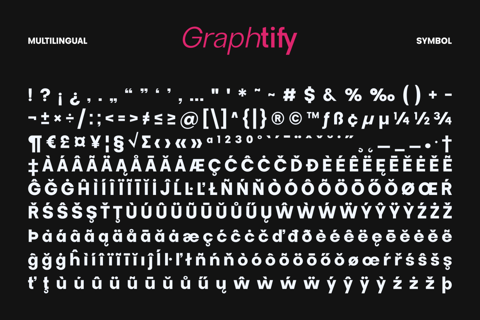 Graphtify - Modern Geometric Sans Serif Font — image 9