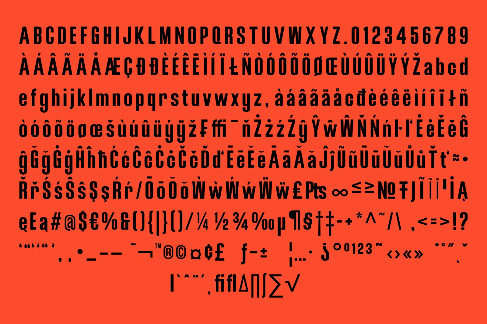 Gulam Condensed - Family Condensed Font — image 9