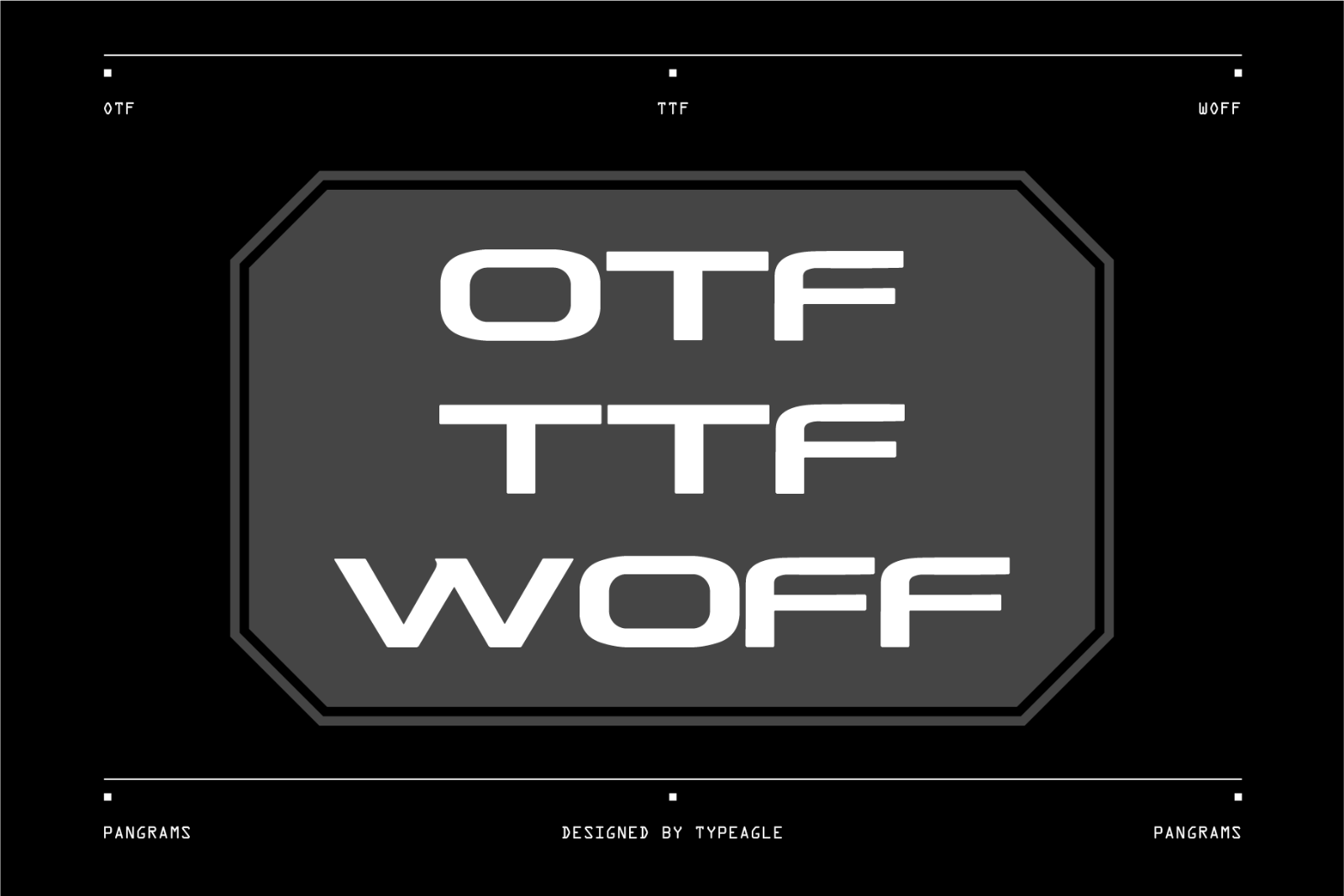 Ortaen - Futuristic Display Font — image 9