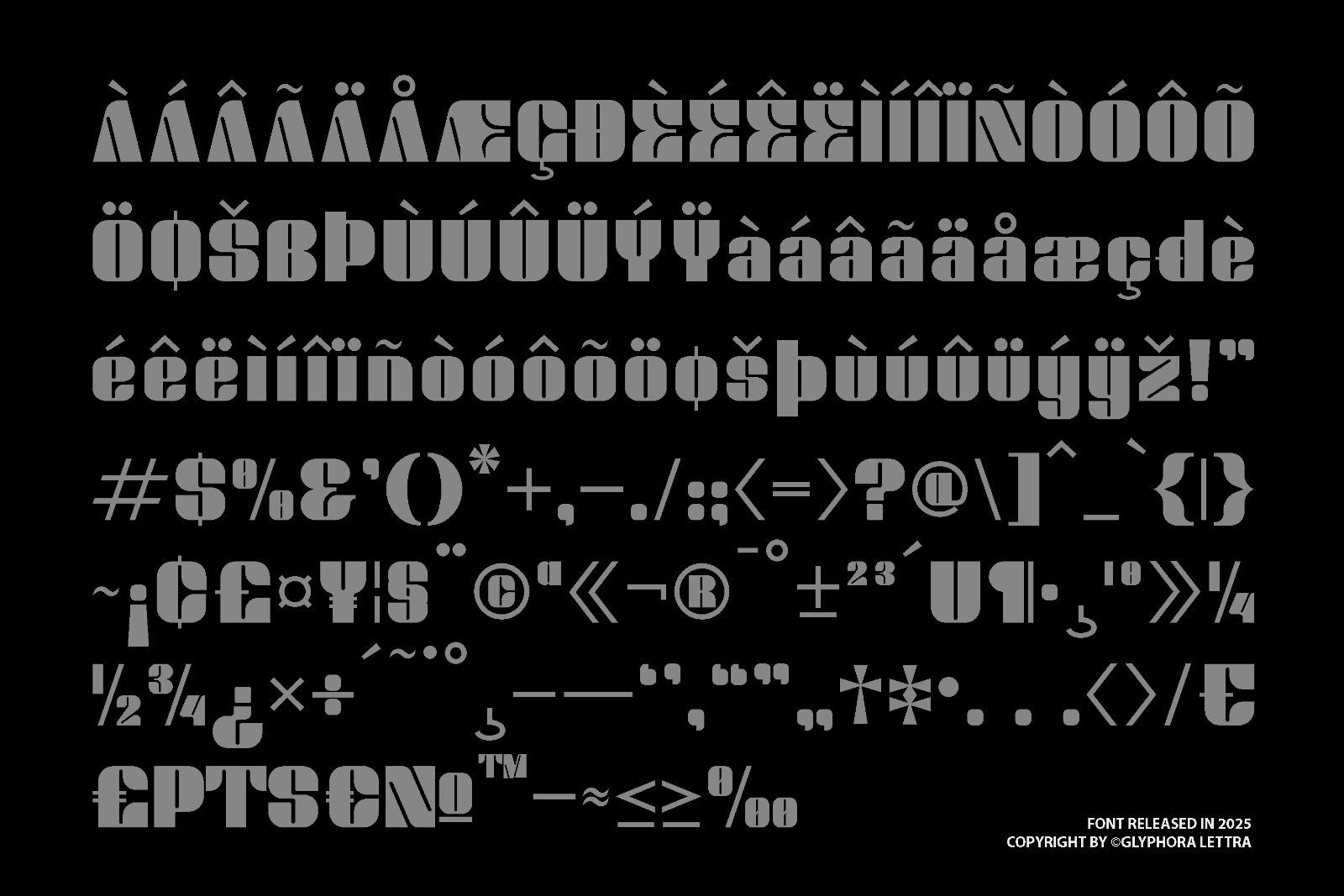 Gerion - Bold Display Sans Serif