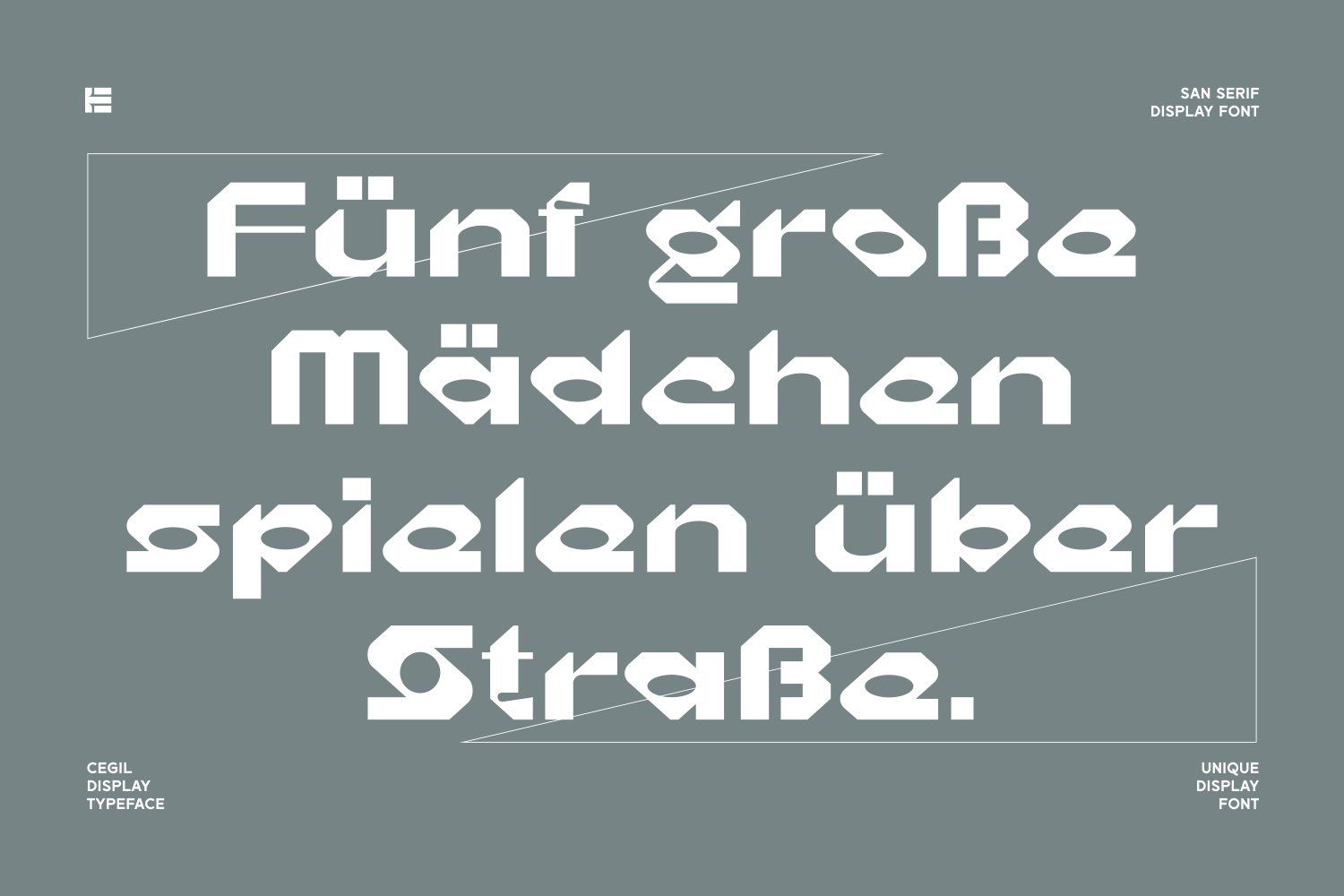 Cegil Display Font