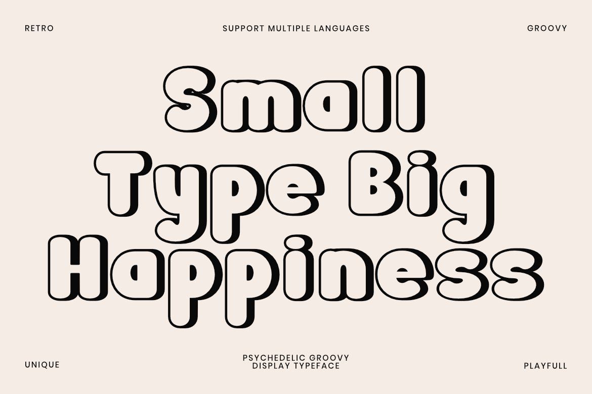 MOLTRIK – Psychedelic Groovy Display Font — image 9