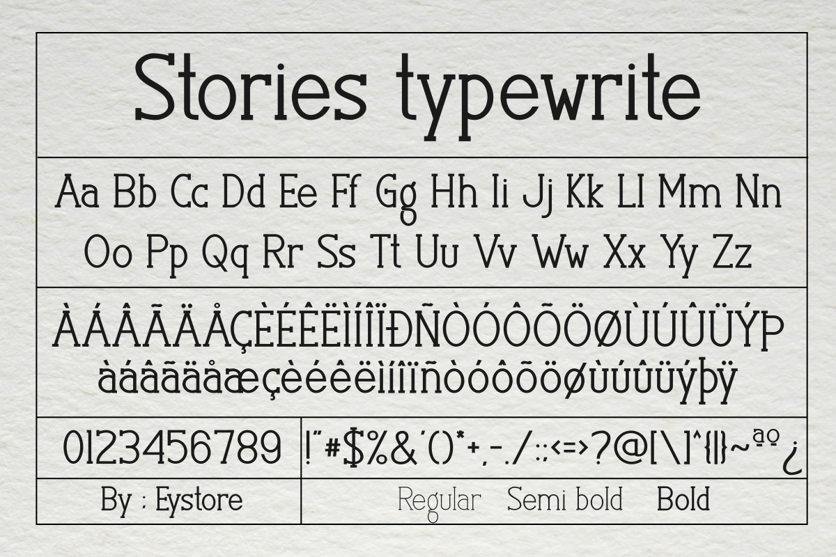 Stories Typewrite