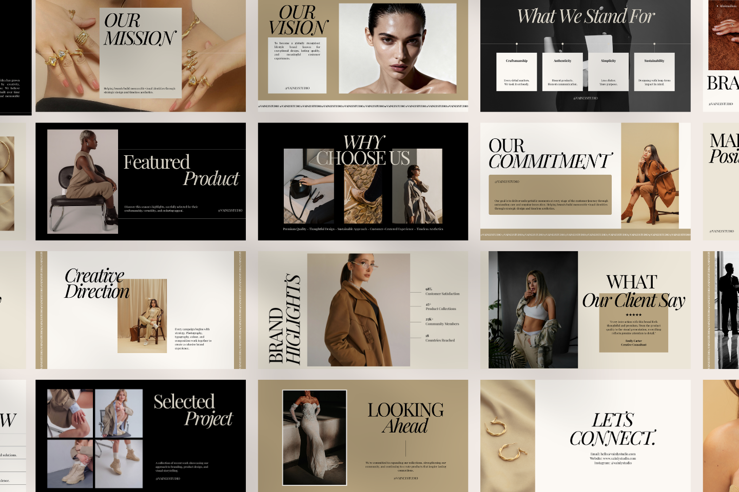 Vainly Minimal Presentation Template — image 9