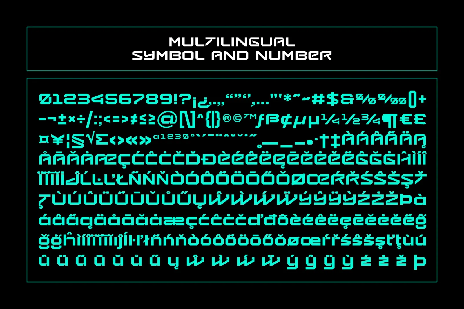 Scitex — Bold Futuristic Display Font — image 9