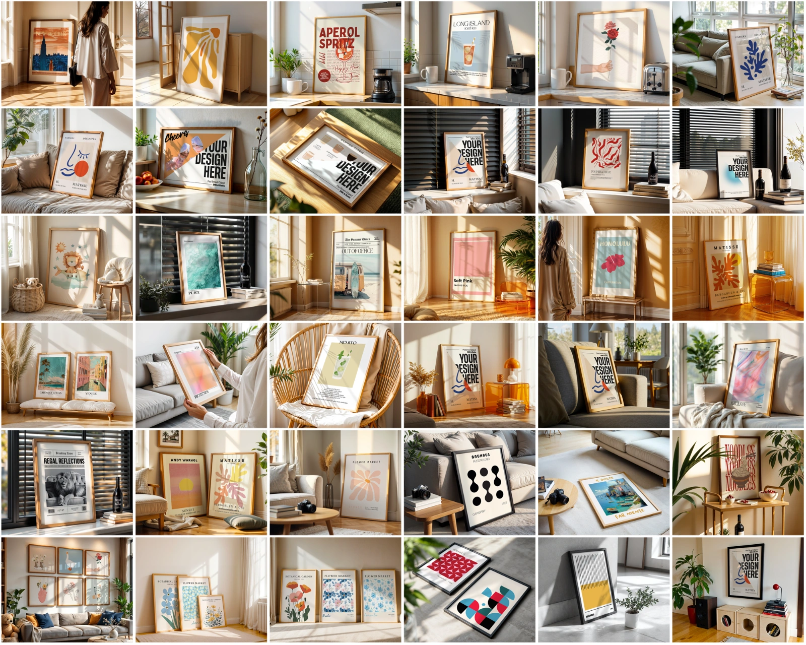 700 Frame Mockup Mega Bundle: Wall Art & Poster Display (PSD Digital Download) — image 9