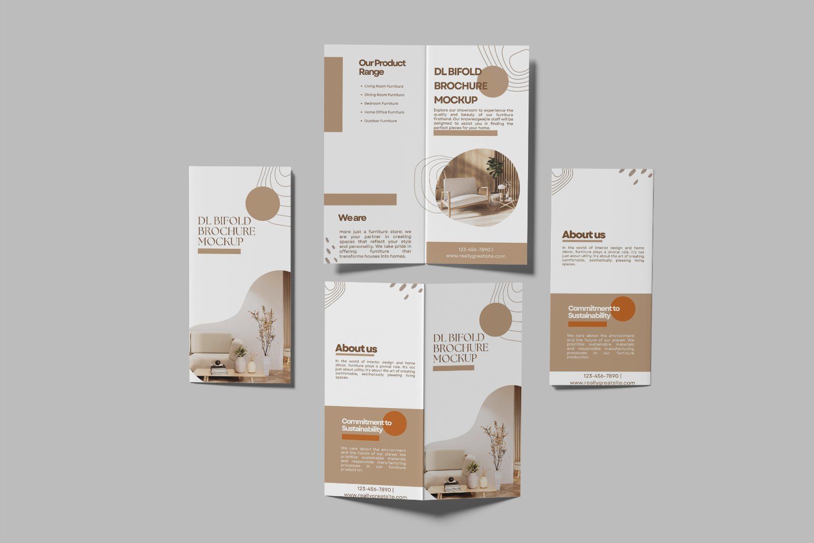 DL Bifold Brochure Mockup — image 9