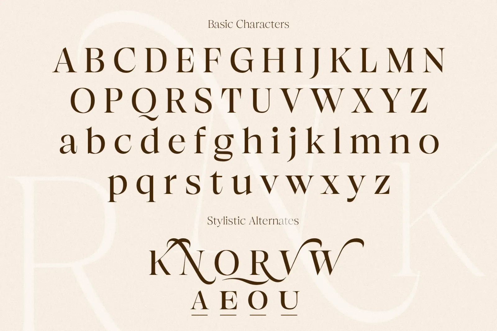 Browne de Calvin | Luxury Serif Typeface — image 9