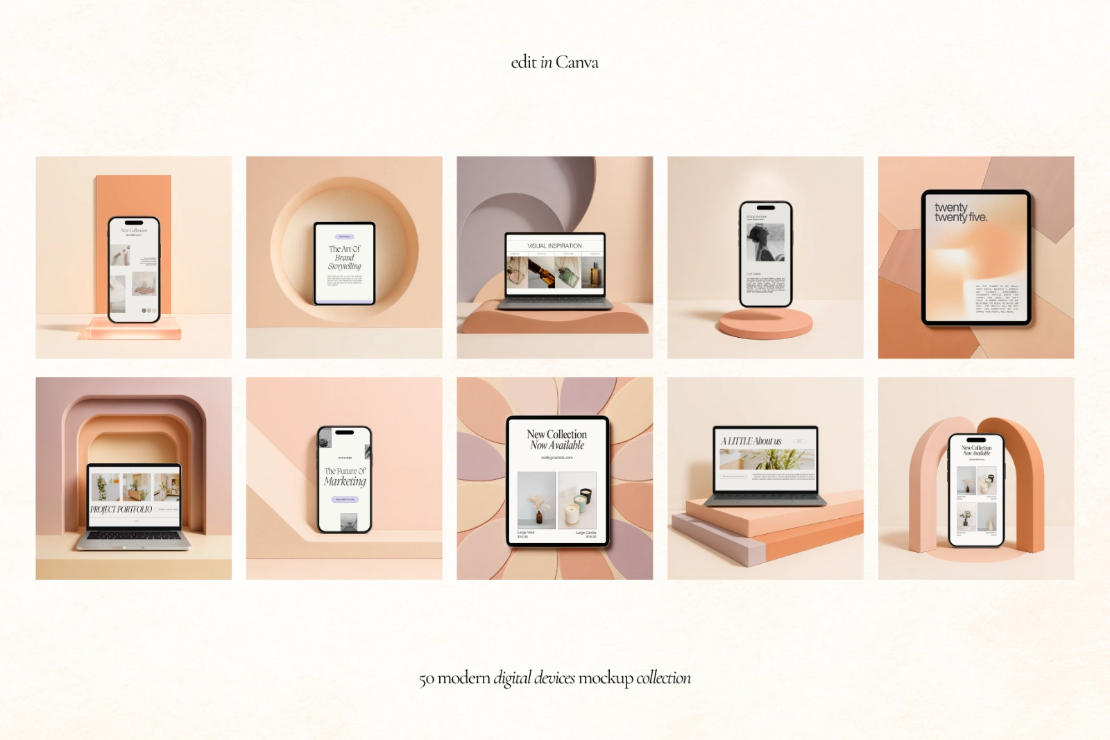 50 Digital Devices Canva Mockups — image 9