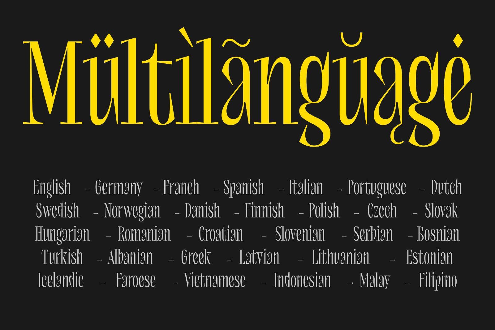 Marthi Display Serif Font