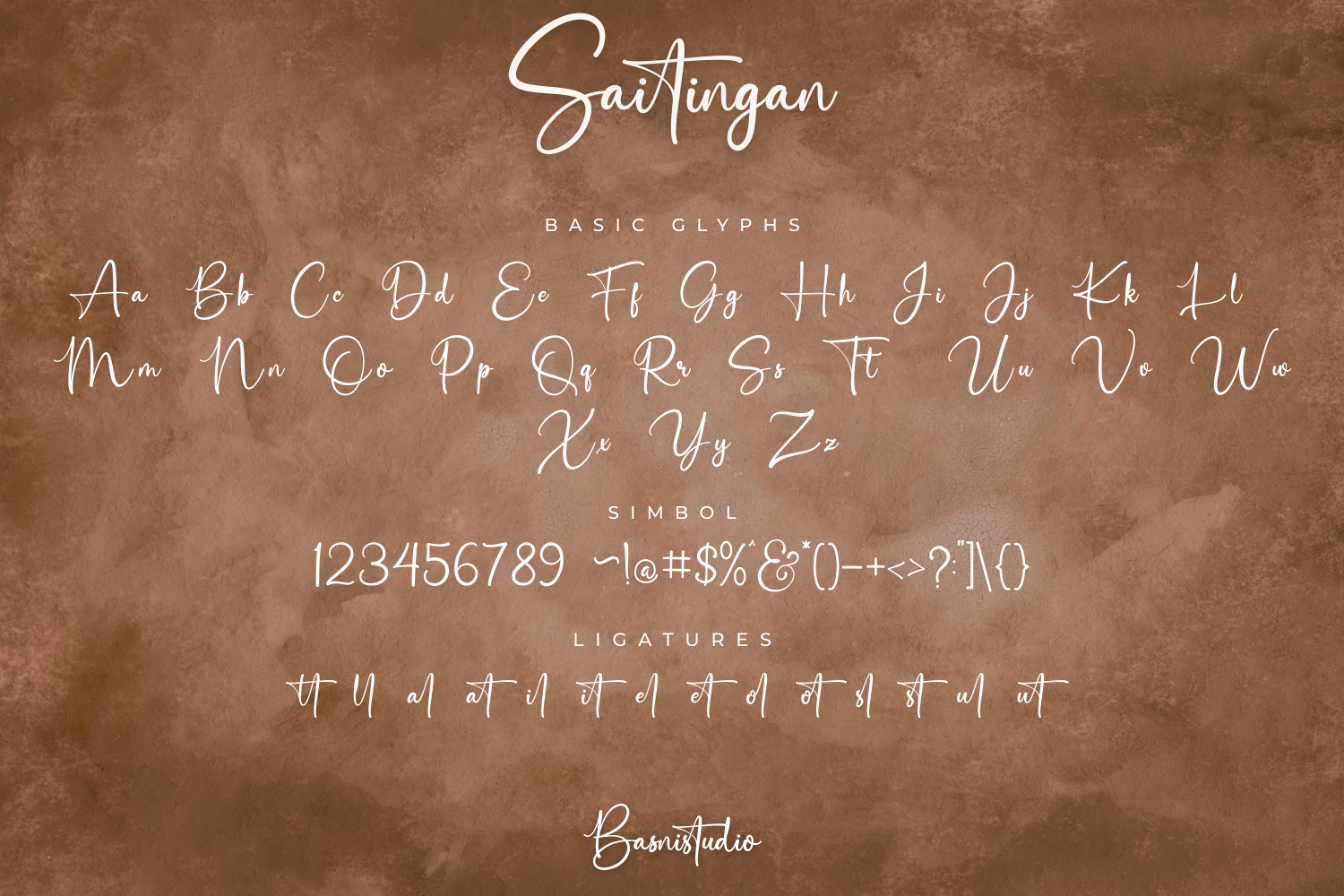 Saitingan Handwritign Font