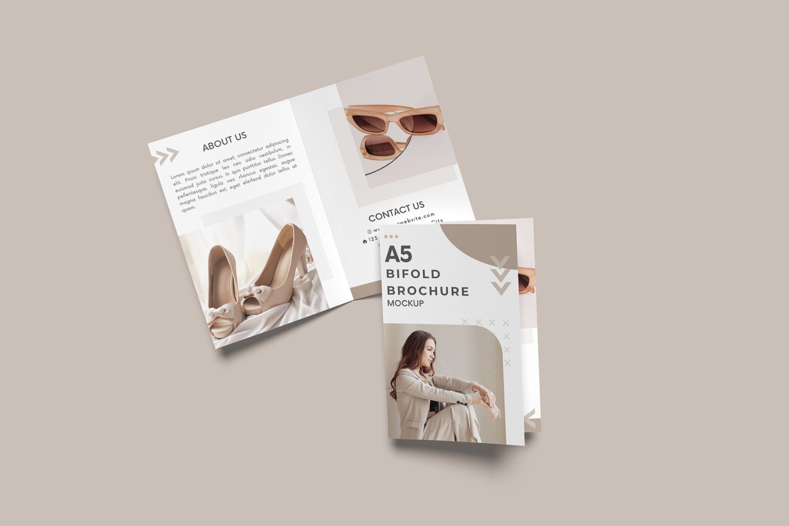 A5 Bifold Brochure Mockup — image 9