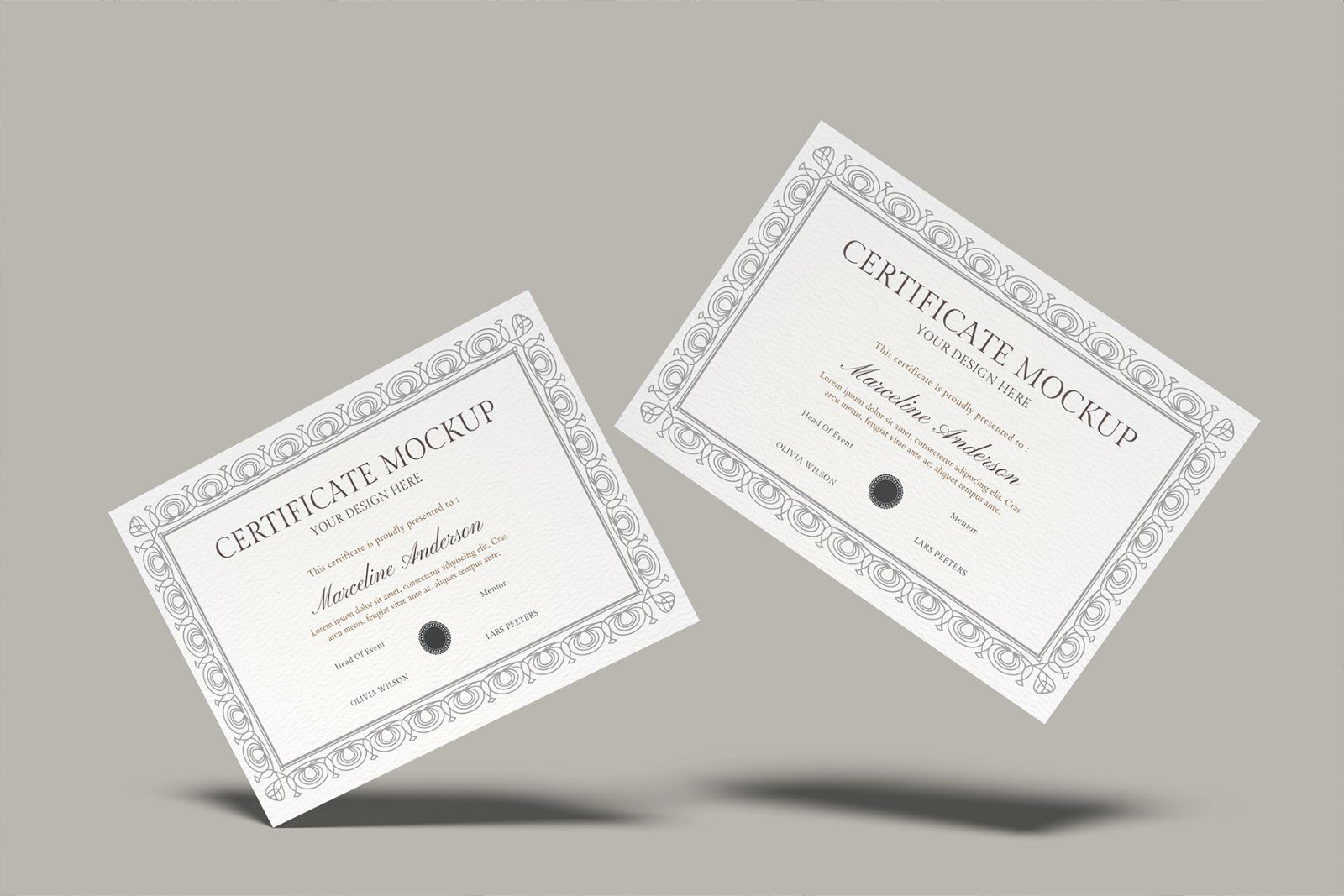 A4 Certificate Mockup — image 10