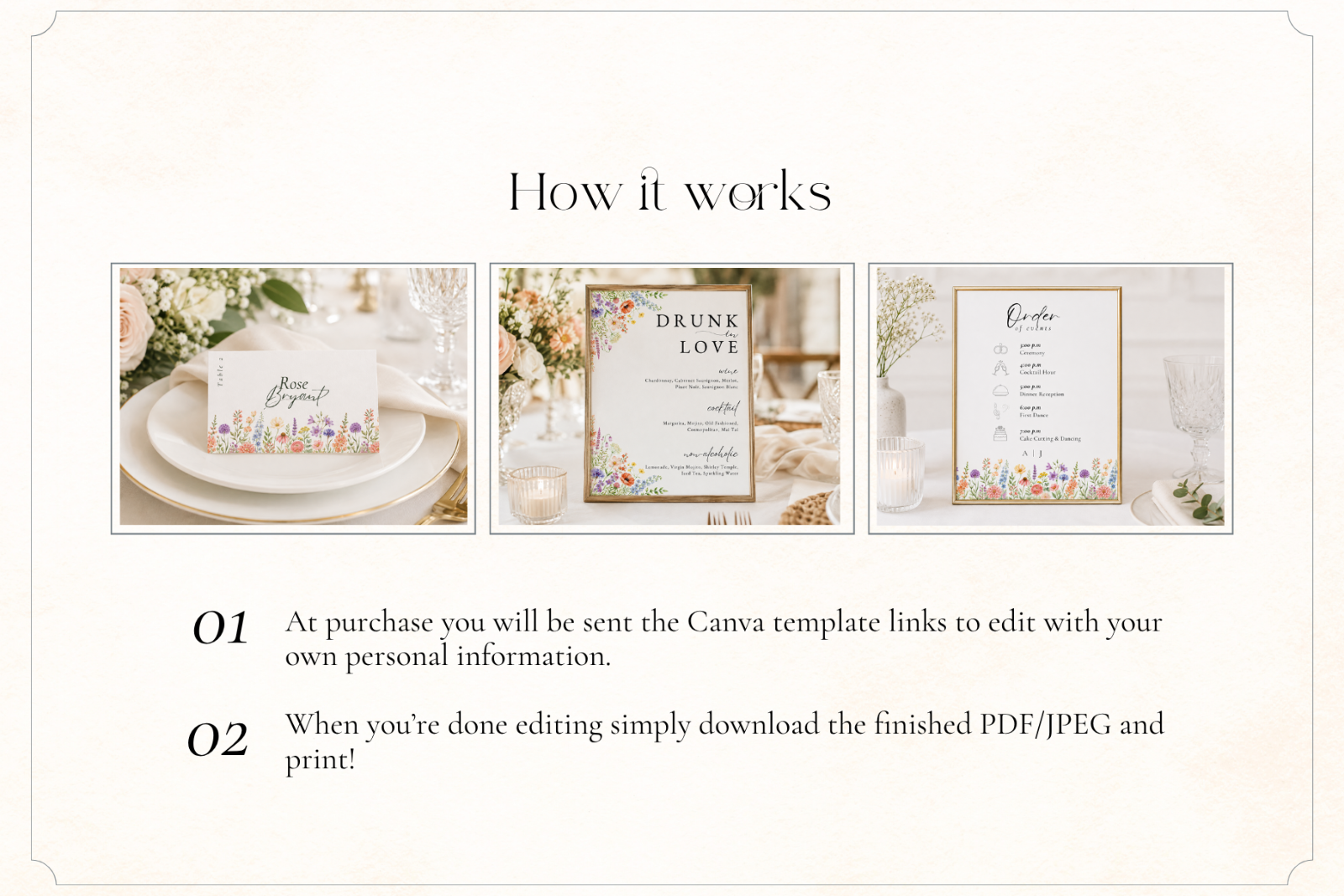 Floral Wedding Bundle for Canva — image 9