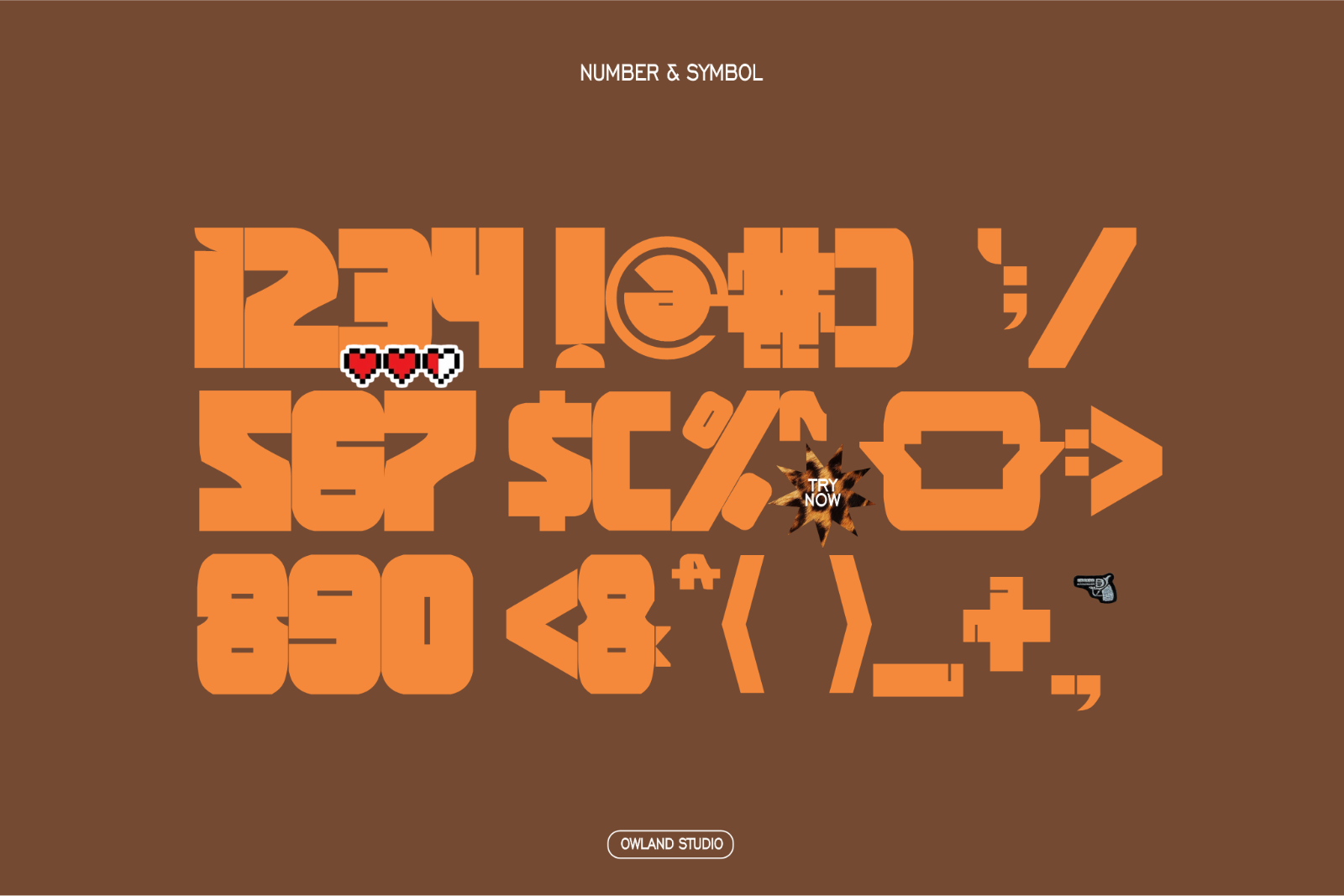BROWN SUMMER - CARTOON FONT