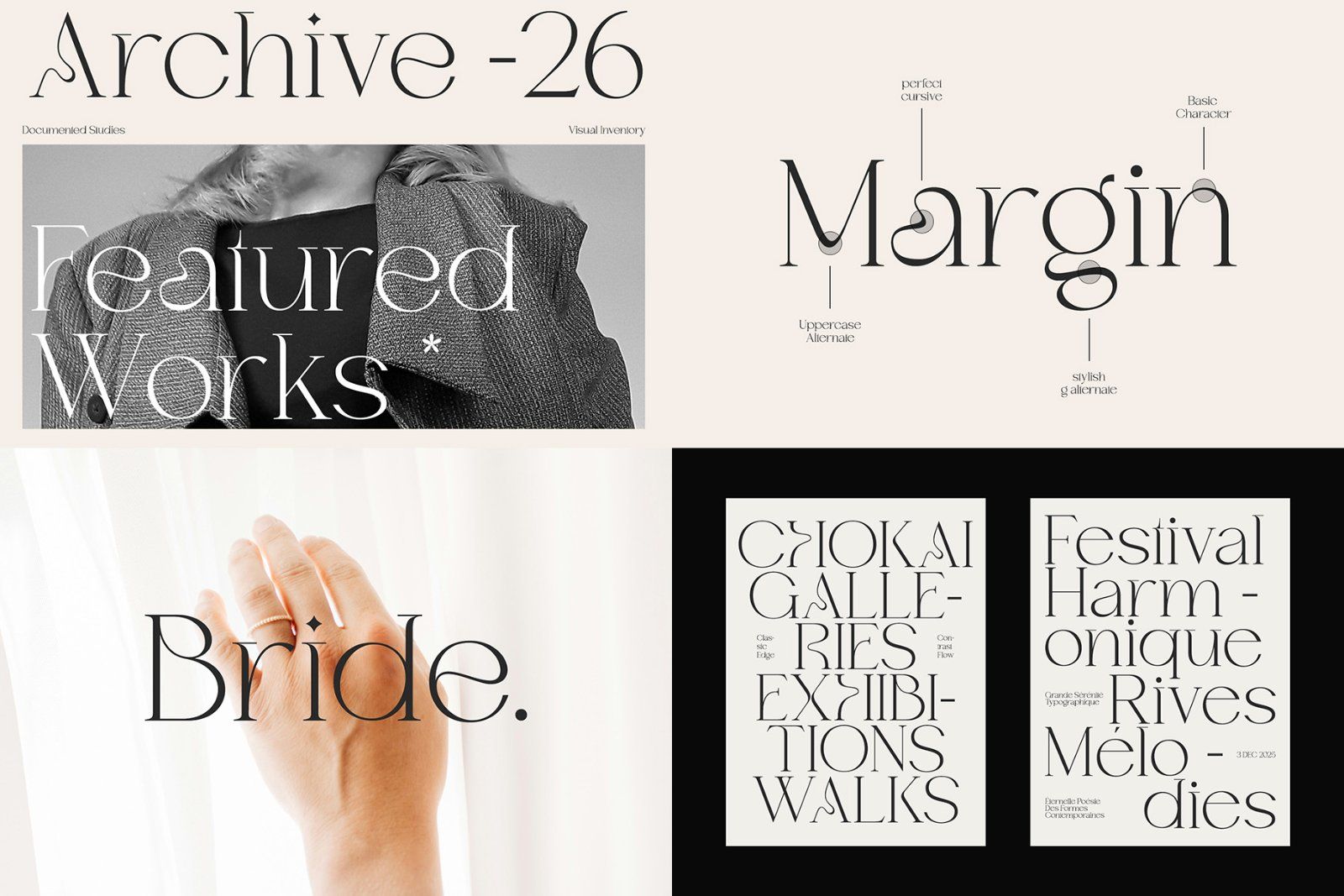 Modern Serif & Script Font Bundle