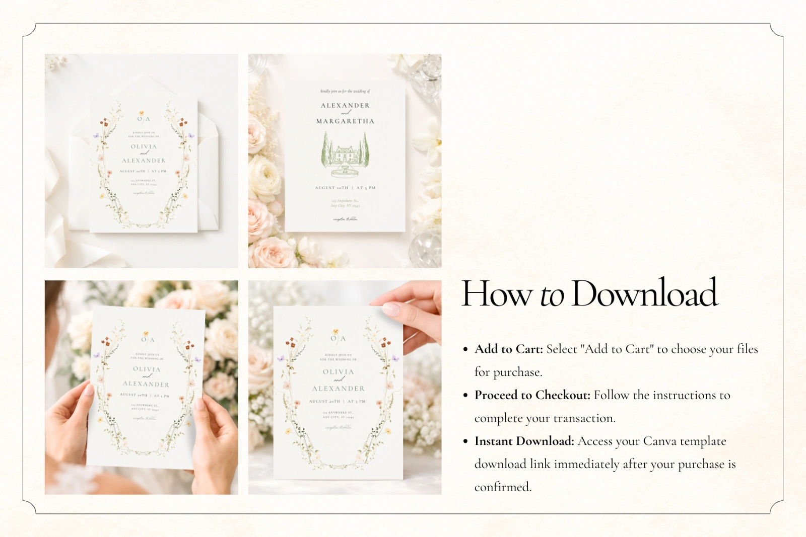 Wedding Invitation Canva Mockups — image 9