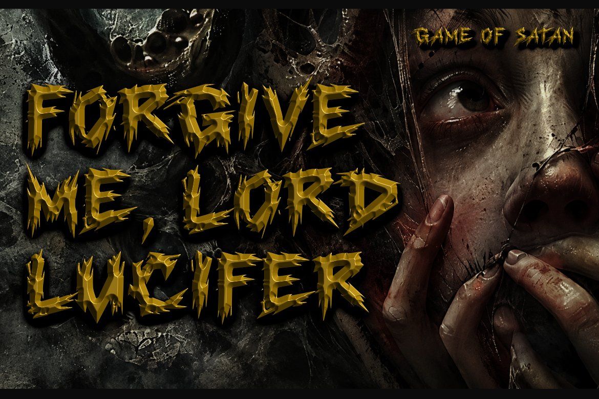 THORN WARTH – Extreme Metal Display Font | Brutal Death Metal & Dark Fantasy Typeface — image 9