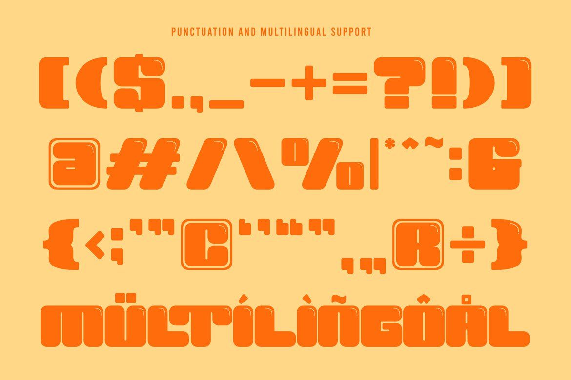 Bold Display Font – Soclen — image 9