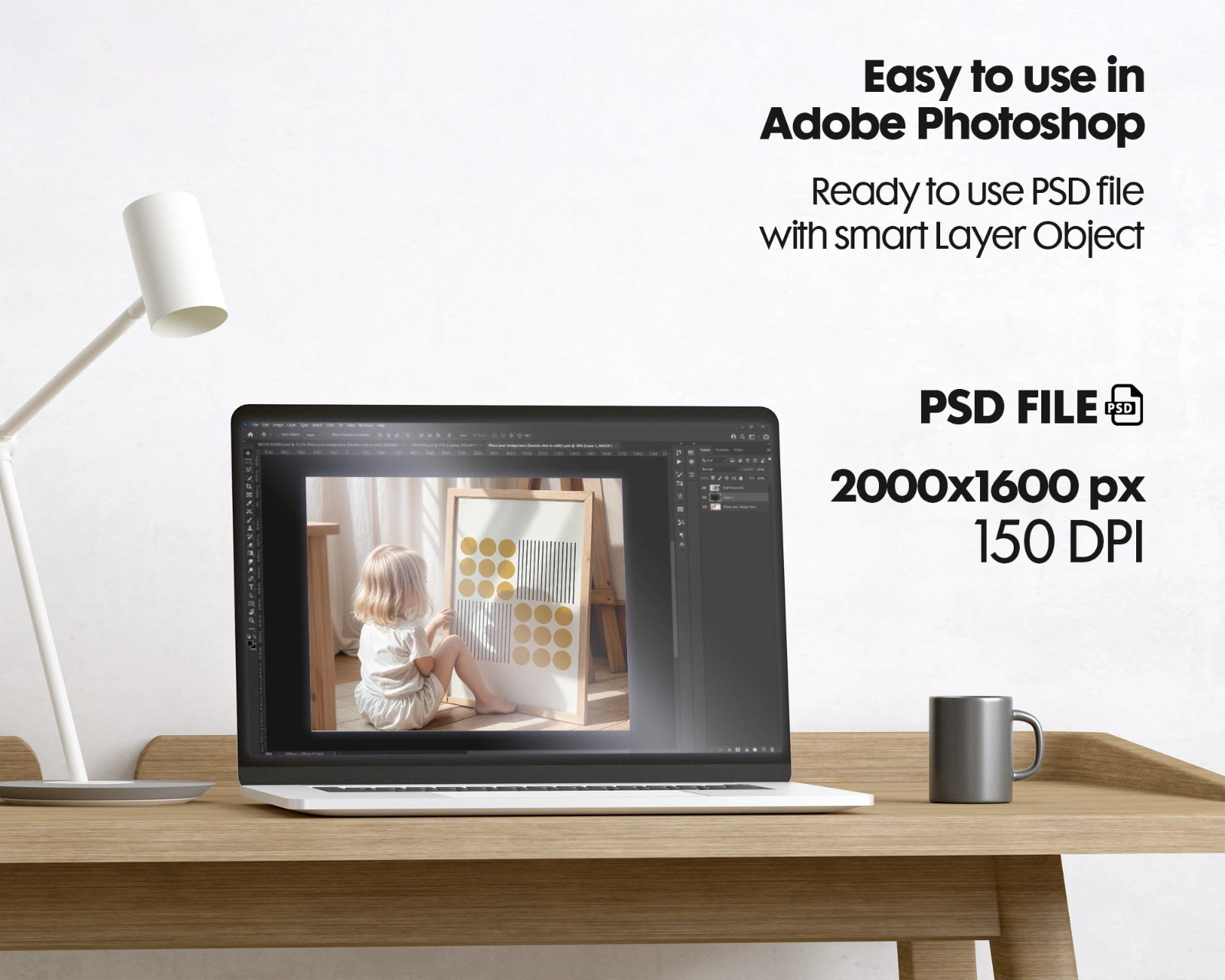 Nursery Frame Mockup Bundle: 30 PSD Files, Wall Art Mockups (Digital Download) — image 7