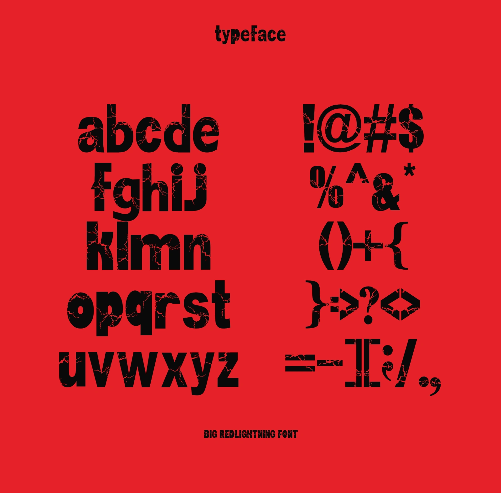 BIG RED LIGHTNING - DESTROY, ERODED, & HOROR FONT — image 10