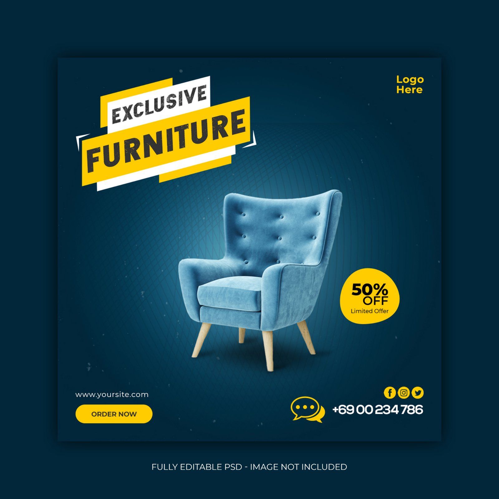exclusive-furniture-sale-social-media-banner-template — image 1