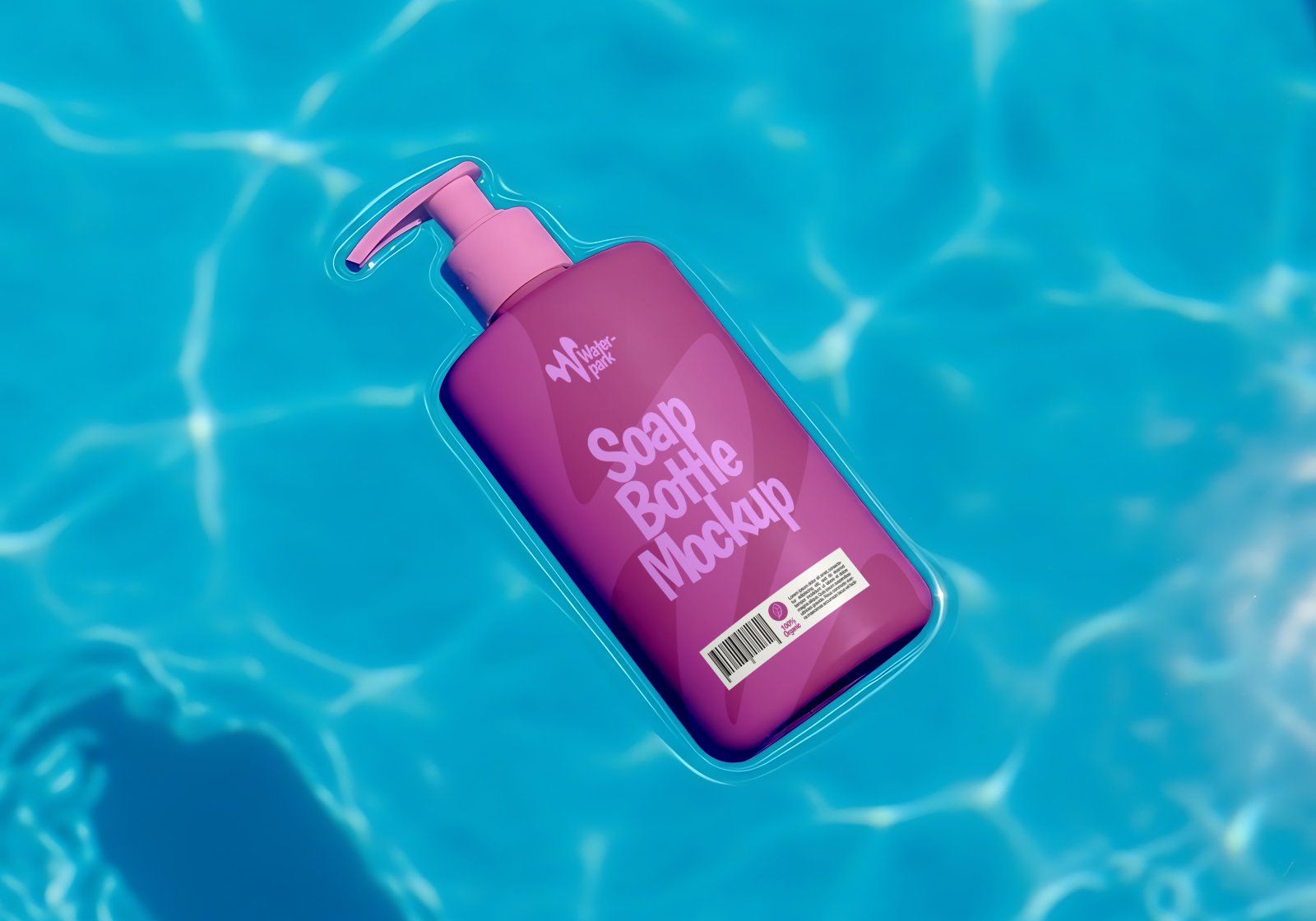 Premium Branding Swimming Pool Mockup