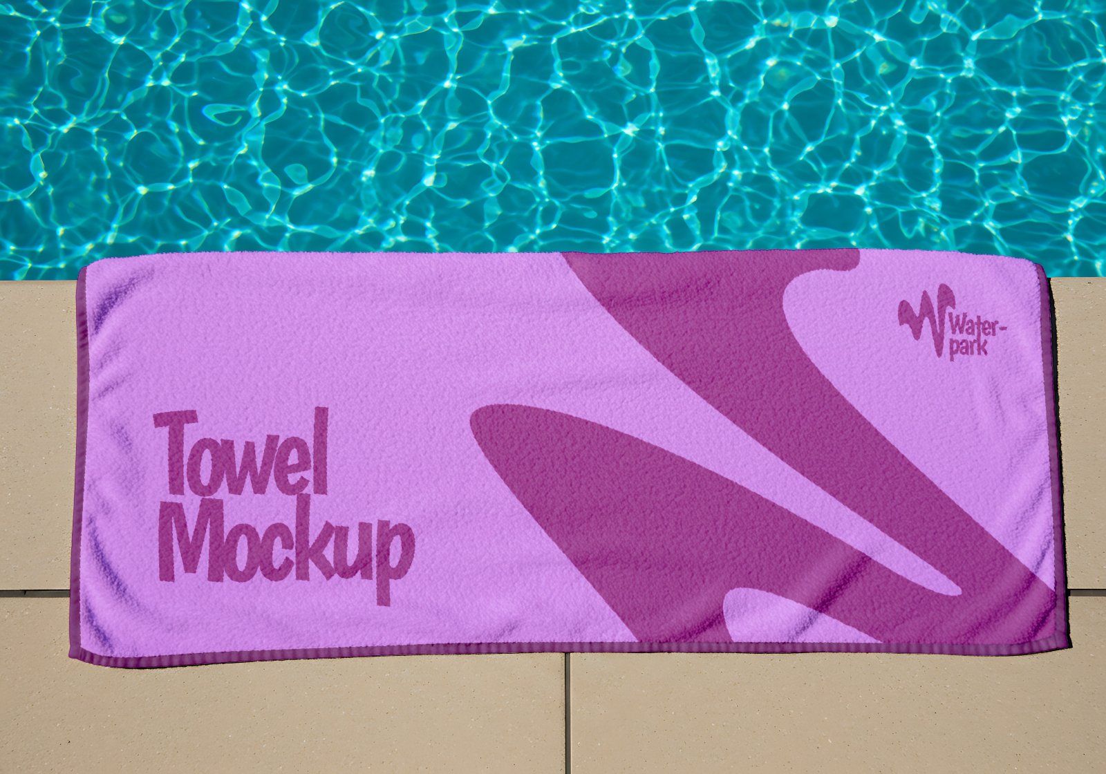 Premium Branding Swimming Pool Mockup