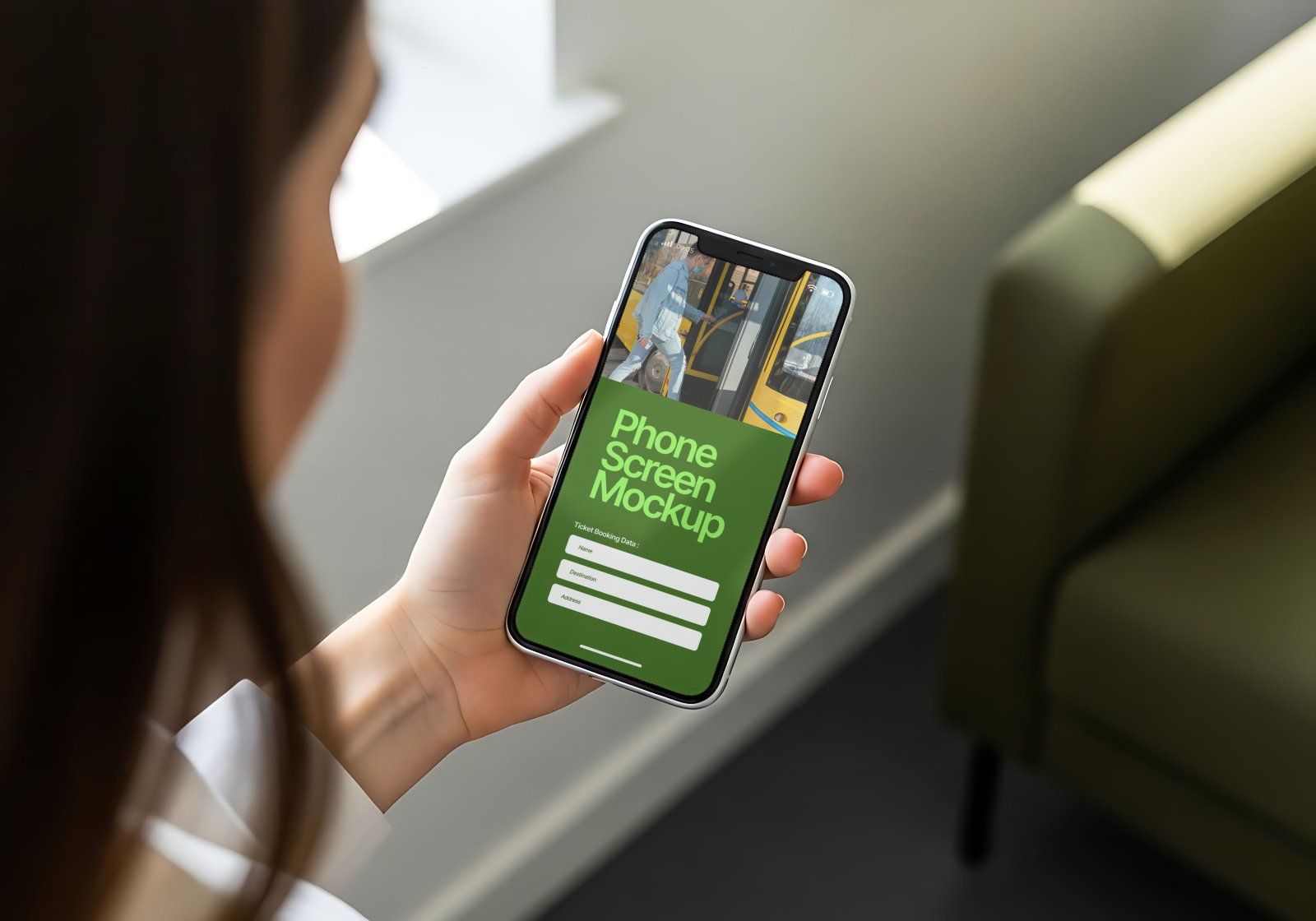 Premium Travel Bus Mockup