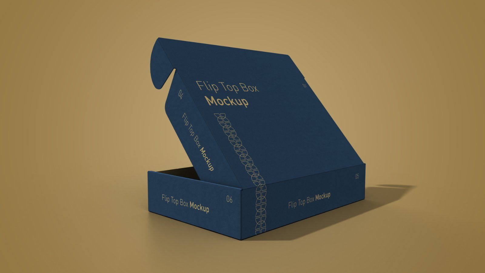 Flip Top Box Mockup – 5 PSDs Bundle