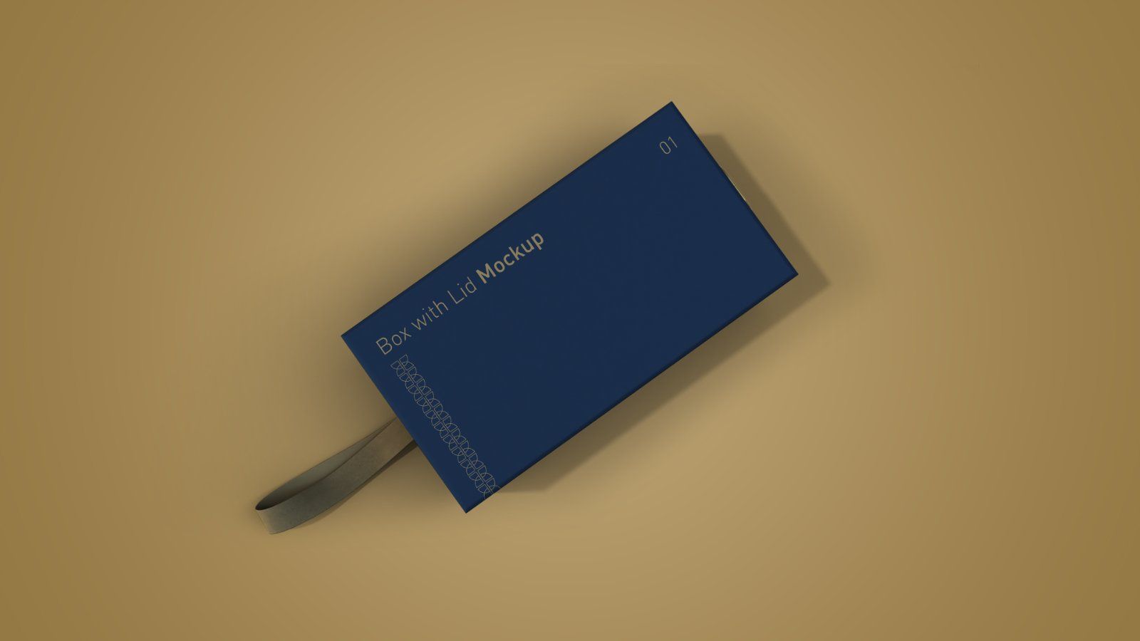 Gift Box with Lid Mockup Bundle – 8 PSD Files, Packaging Box Branding Mockup