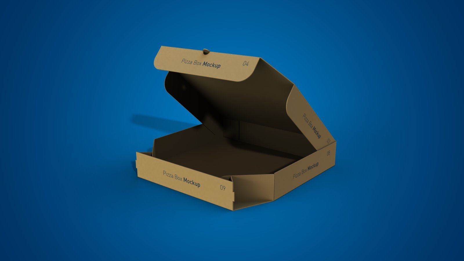 Pizza Box Mockups – 5 PSD Files, Food Packaging Mockup