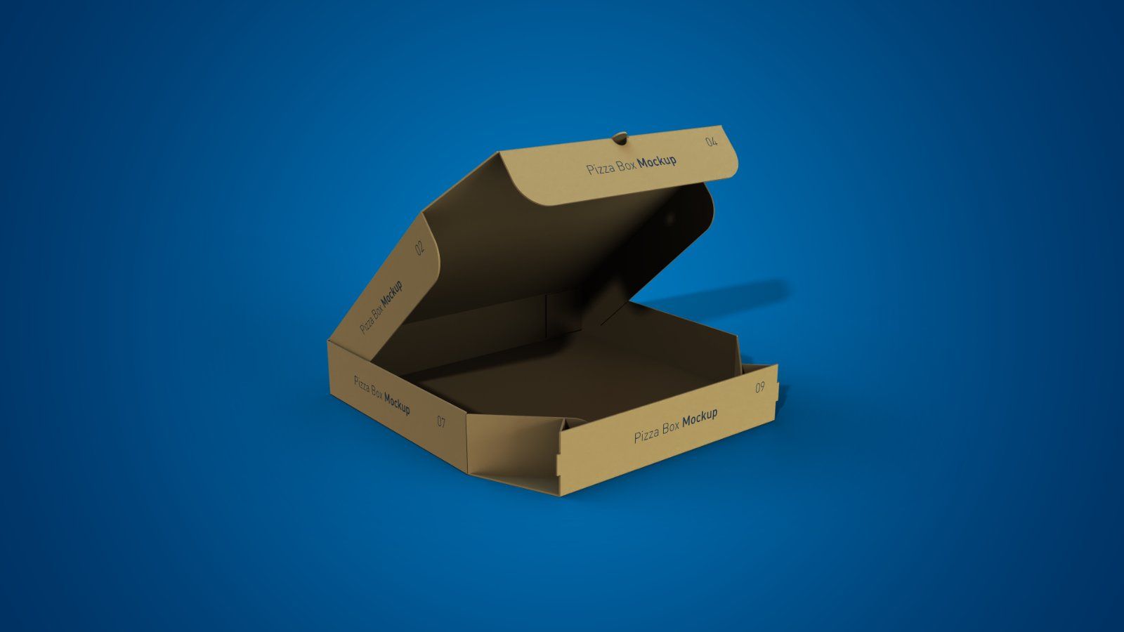 Pizza Box Mockups – 5 PSD Files, Food Packaging Mockup