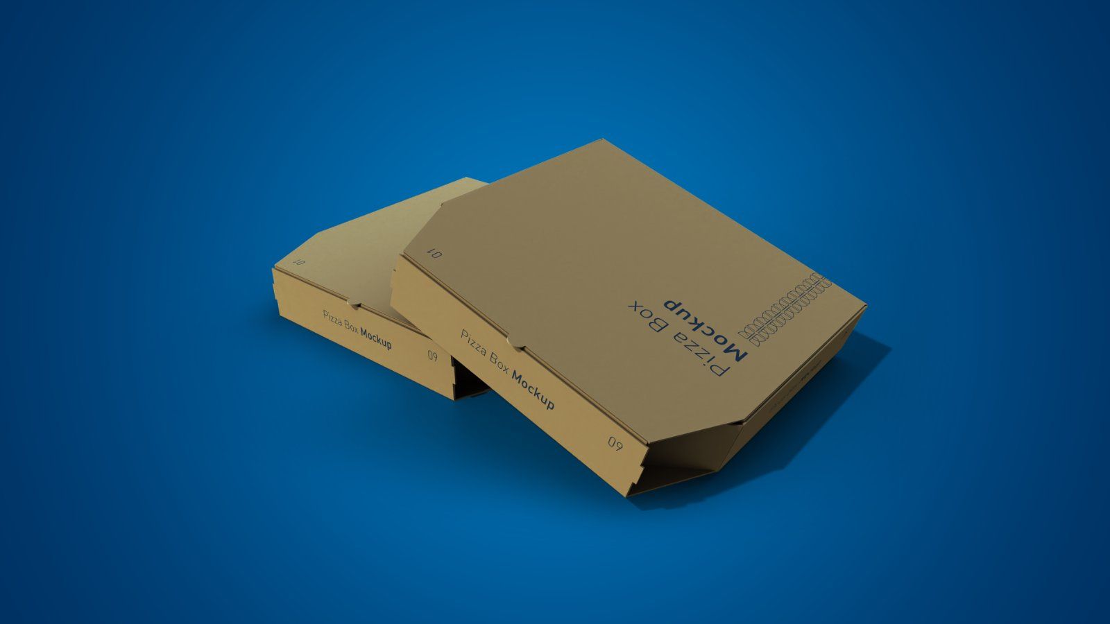 Pizza Box Mockups – 5 PSD Files, Food Packaging Mockup