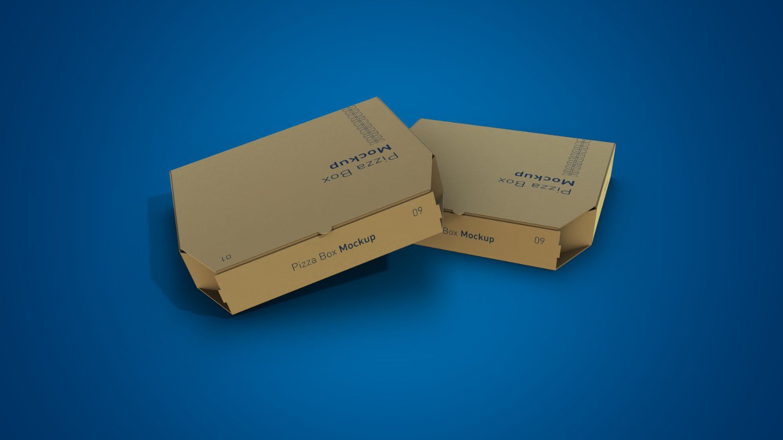 Pizza Box Mockups – 5 PSD Files, Food Packaging Mockup
