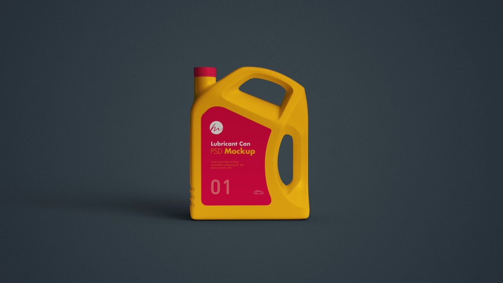 Lubricant Oil Can Mockup – 5 PSD